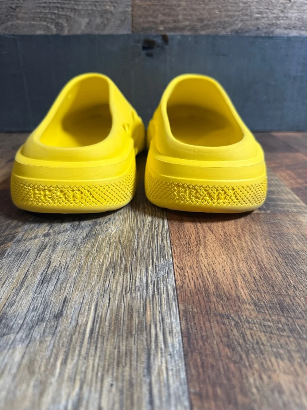 ✨ Prada Yellow Foam Rubber Mules Clogs Sabots Size 41 (US Men's 8 / Women's 10)
